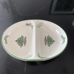 Spode Christmas Tree Divided dish